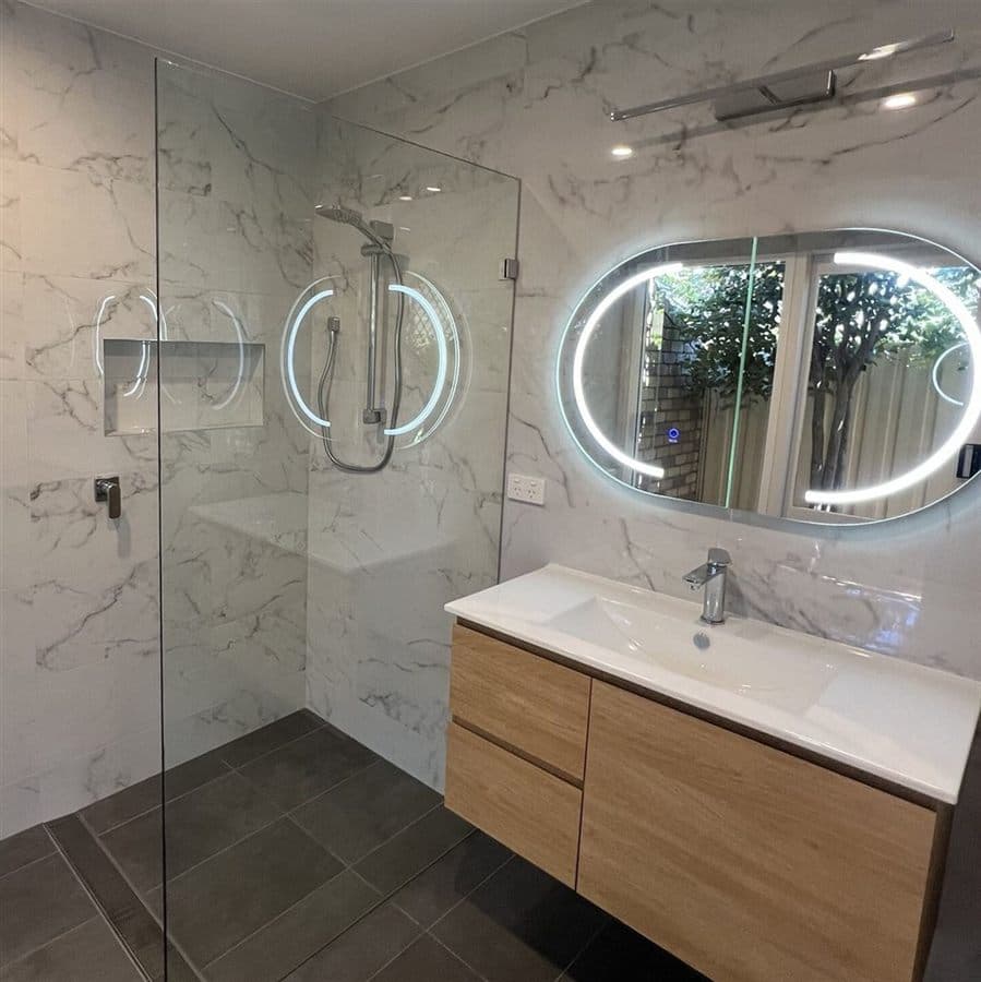 Bathrooms project by WQM Group in Canberra